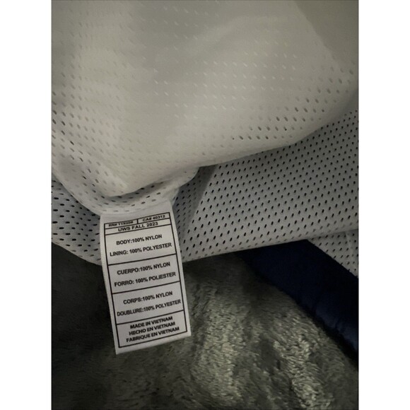 Large Mitchell Ness Jackson State Windbreaker Jacket Mens JSU Tigers - Picture 8 of 9